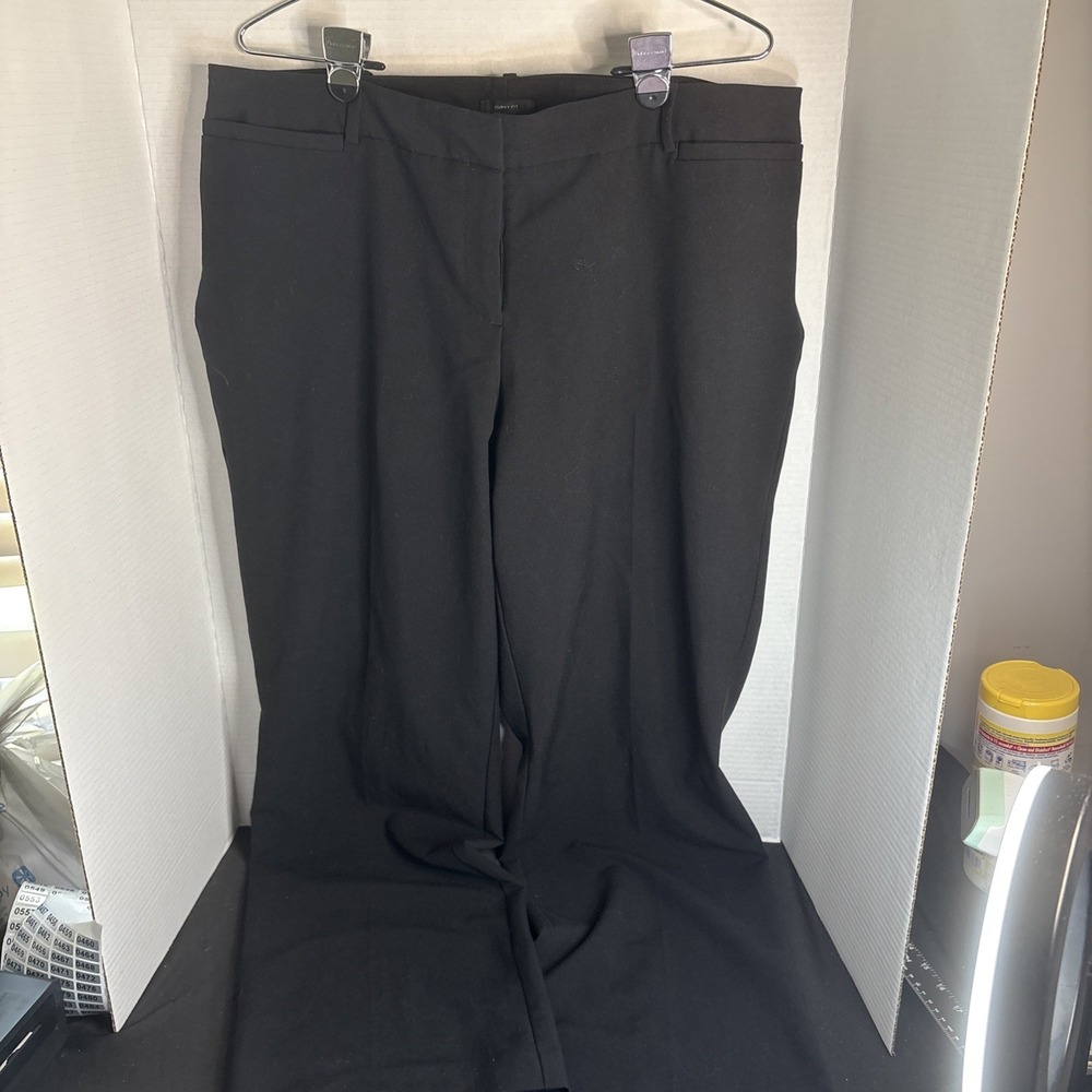 Worthington Curvy Fit black Trouser Pants Women's Size 16 Career Work Pants